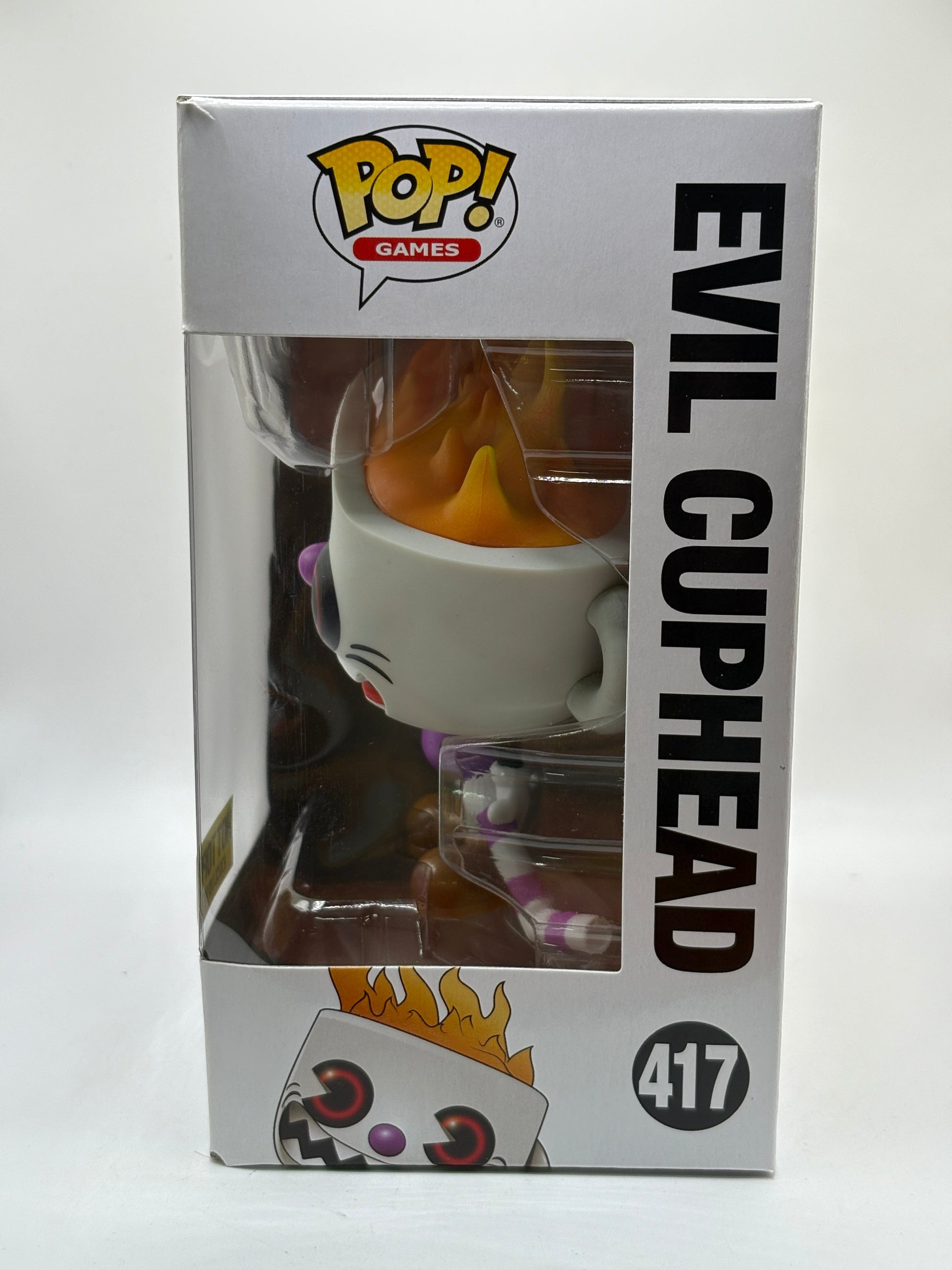 Funko POP! Games Cuphead #417 Evil Cuphead Hot Topic Vinyl Figure FRENLY BRICKS - Open 7 Days