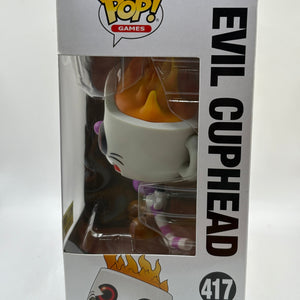 Funko POP! Games Cuphead #417 Evil Cuphead Hot Topic Vinyl Figure FRENLY BRICKS - Open 7 Days