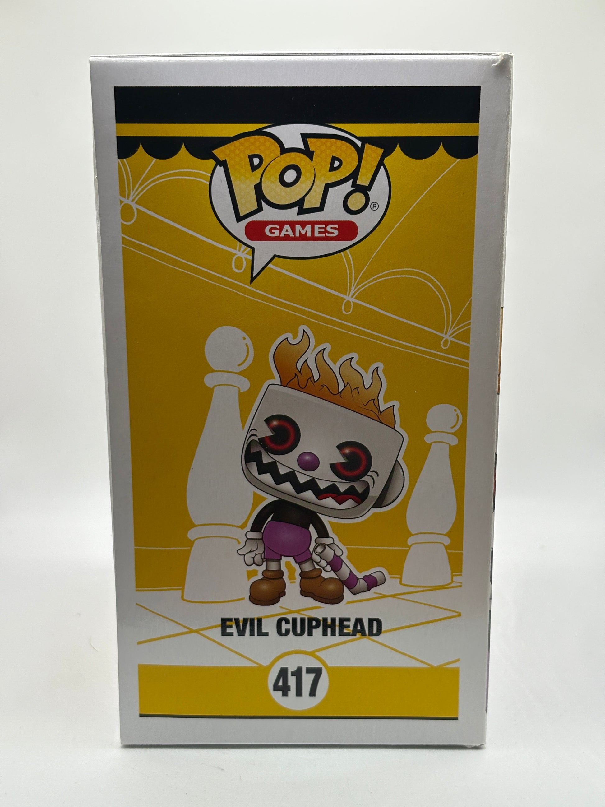 Funko POP! Games Cuphead #417 Evil Cuphead Hot Topic Vinyl Figure FRENLY BRICKS - Open 7 Days