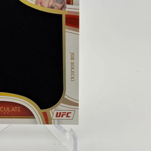 2023 Panini - Immaculate Collection UFC Joe Solecki 10/10 Patch Rookie FRENLY BRICKS - Open 7 Days