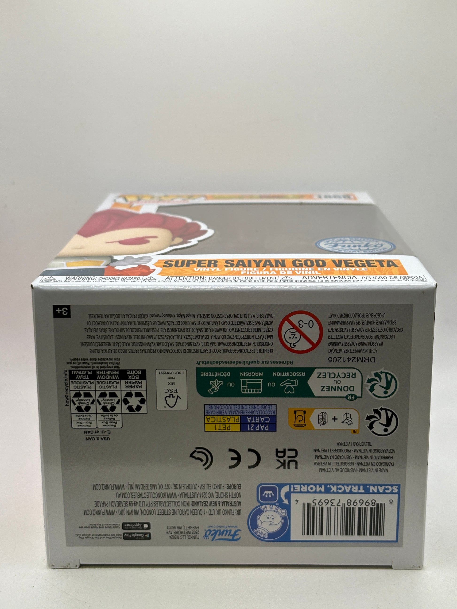 Funko POP! Animation Dragon Ball Super #1868 Super Saiyan God Vegeta SE image 6