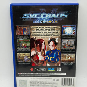 Snk Vs Capcom Svc Chaos Playstation 2 Ps2 Video Game FRENLY BRICKS - Open 7 Days