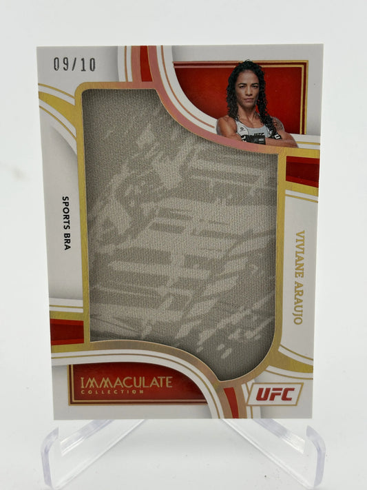 2023 Panini - Immaculate Collection UFC Viviane Araujo Patch /10 JM-VAJ FRENLY BRICKS - Open 7 Days
