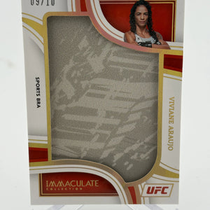 2023 Panini - Immaculate Collection UFC Viviane Araujo Patch /10 JM-VAJ FRENLY BRICKS - Open 7 Days