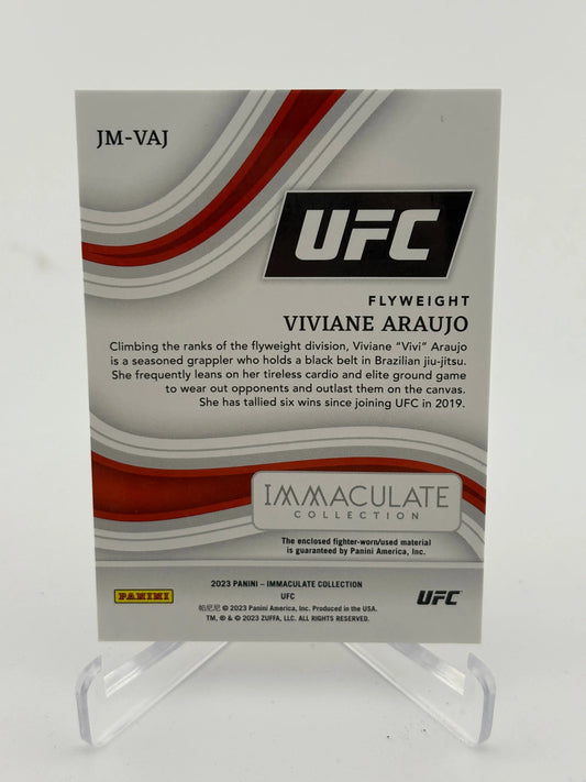 2023 Panini - Immaculate Collection UFC Viviane Araujo Patch /10 JM-VAJ FRENLY BRICKS - Open 7 Days