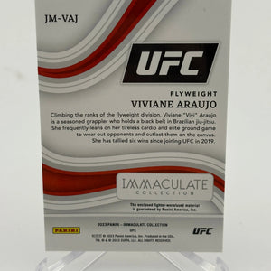 2023 Panini - Immaculate Collection UFC Viviane Araujo Patch /10 JM-VAJ FRENLY BRICKS - Open 7 Days
