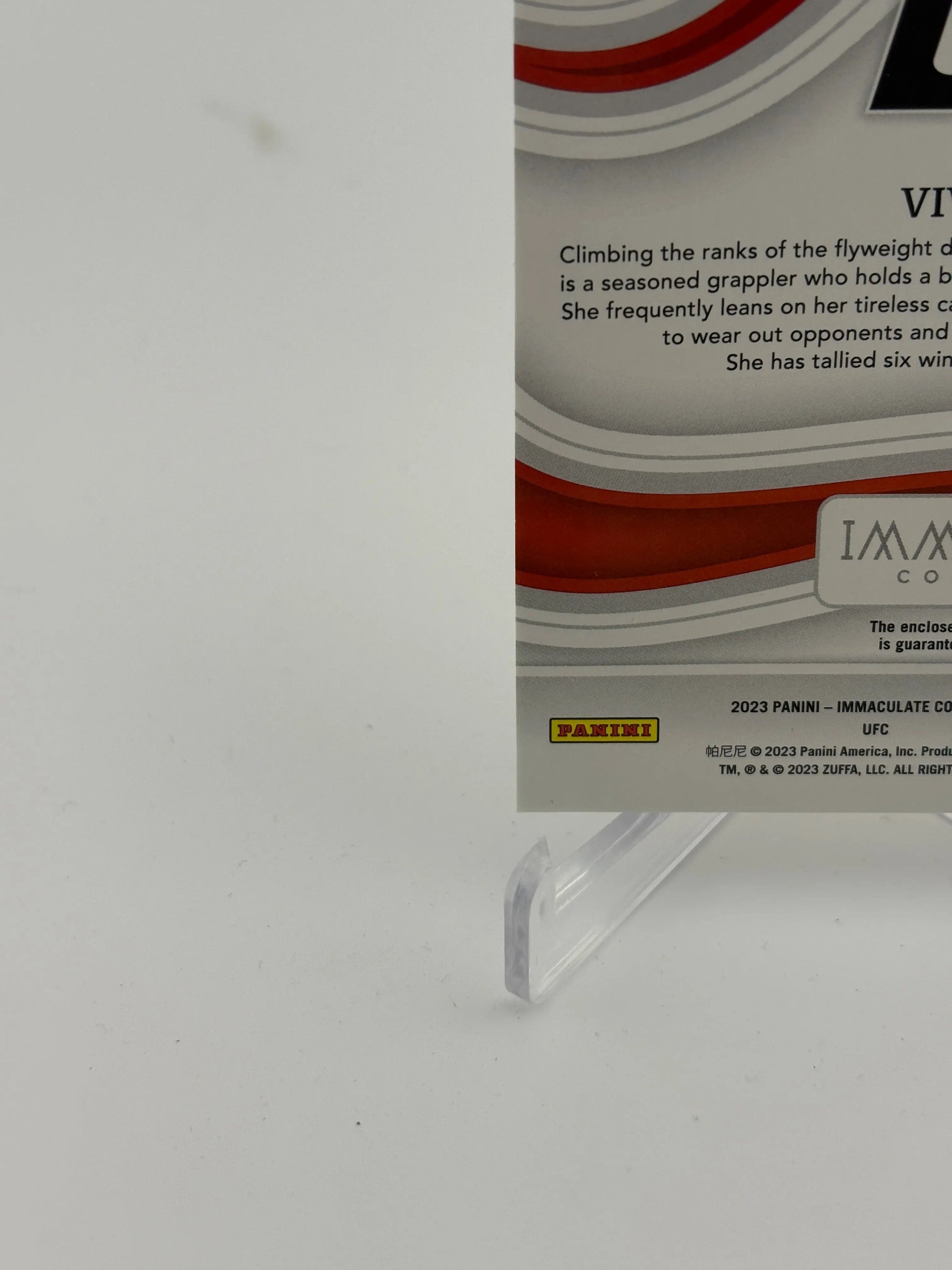 2023 Panini - Immaculate Collection UFC Viviane Araujo Patch /10 JM-VAJ FRENLY BRICKS - Open 7 Days