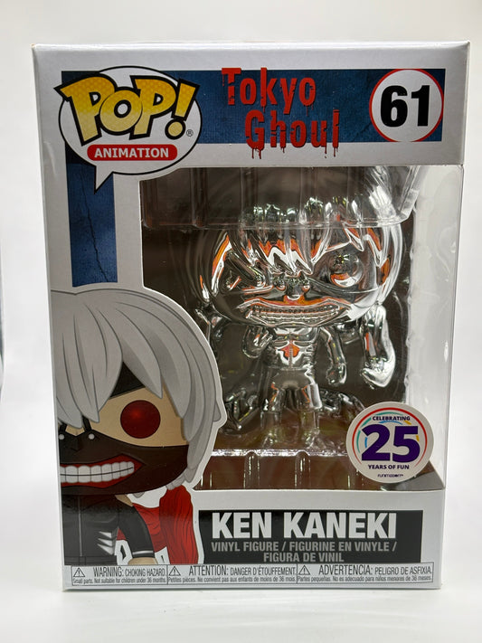 Funko POP! Animation Tokyo Ghoul #61 Ken Kaneki 25 Years of Fun Special Edition FRENLY BRICKS - Open 7 Days