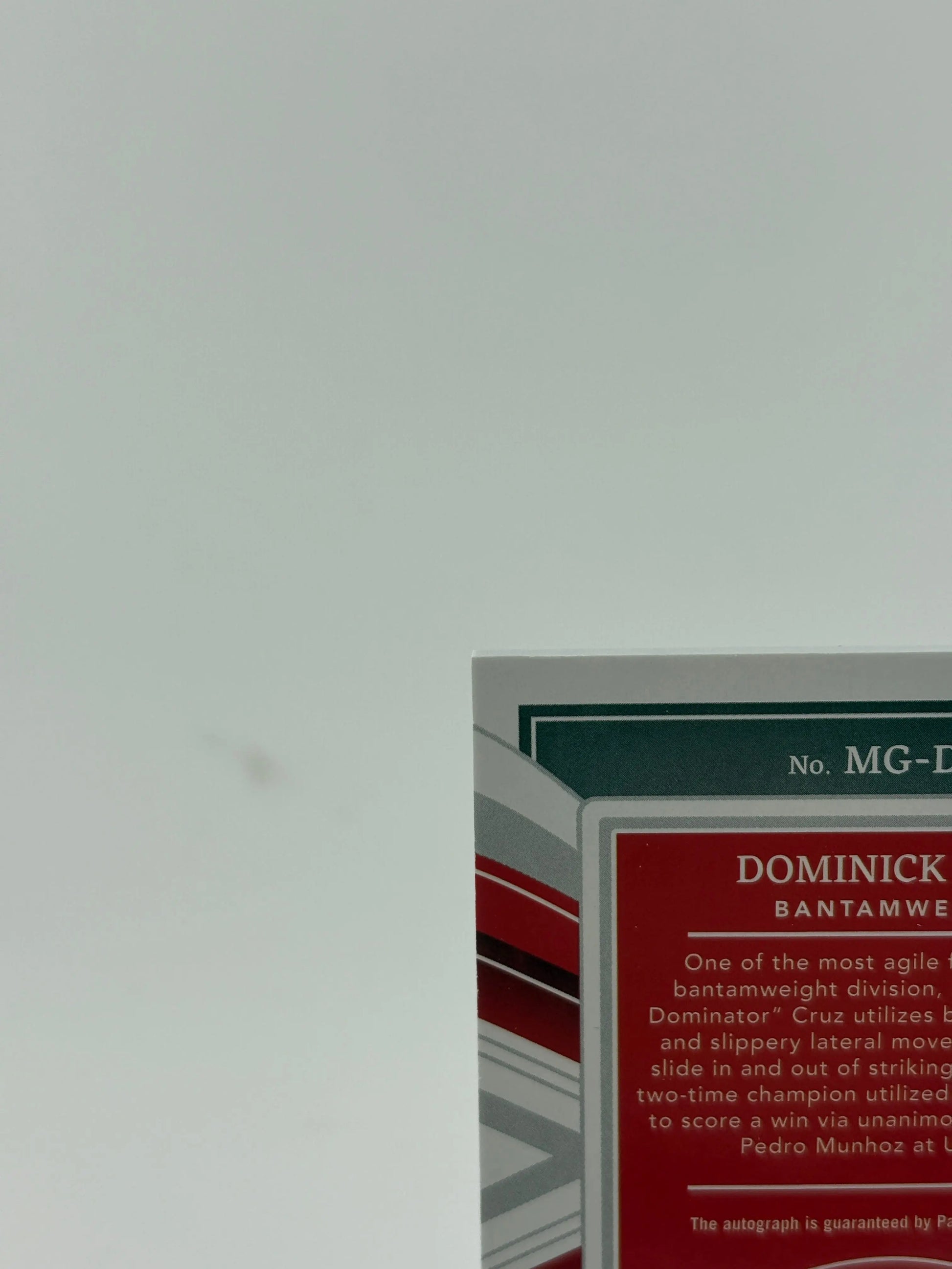 2023 Panini Immaculate UFC Marks of Greatness Dominick Cruz Autograph /25 FRENLY BRICKS - Open 7 Days