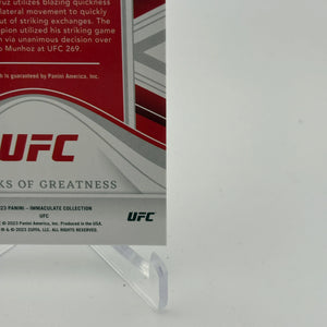 2023 Panini Immaculate UFC Marks of Greatness Dominick Cruz Autograph /25 FRENLY BRICKS - Open 7 Days