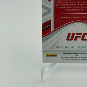 2023 Panini Immaculate UFC Marks of Greatness Dominick Cruz Autograph /25 FRENLY BRICKS - Open 7 Days
