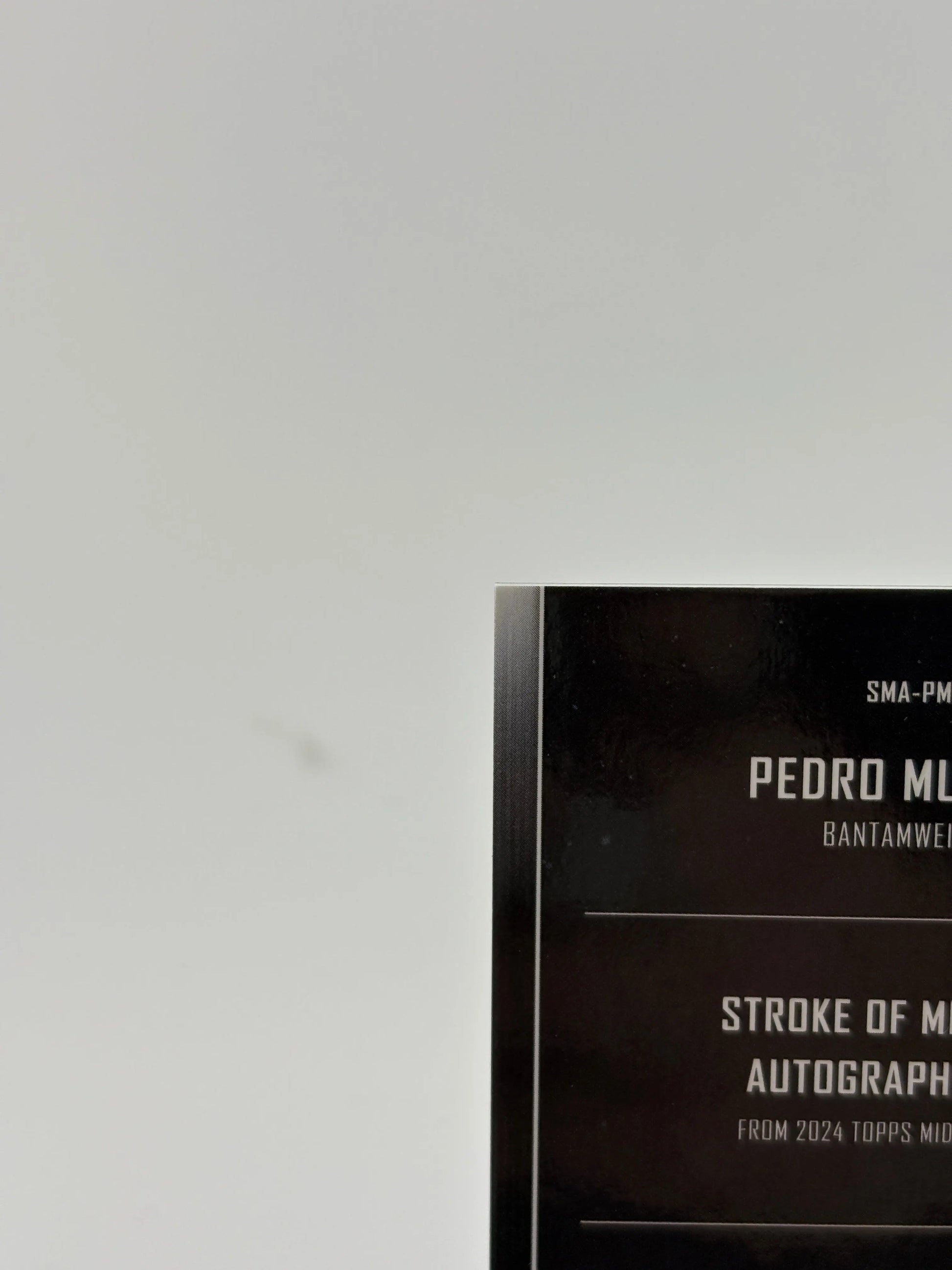 2024 Topps UFC Stroke of Midnight Pedro Munhoz Autograph /75 FRENLY BRICKS - Open 7 Days