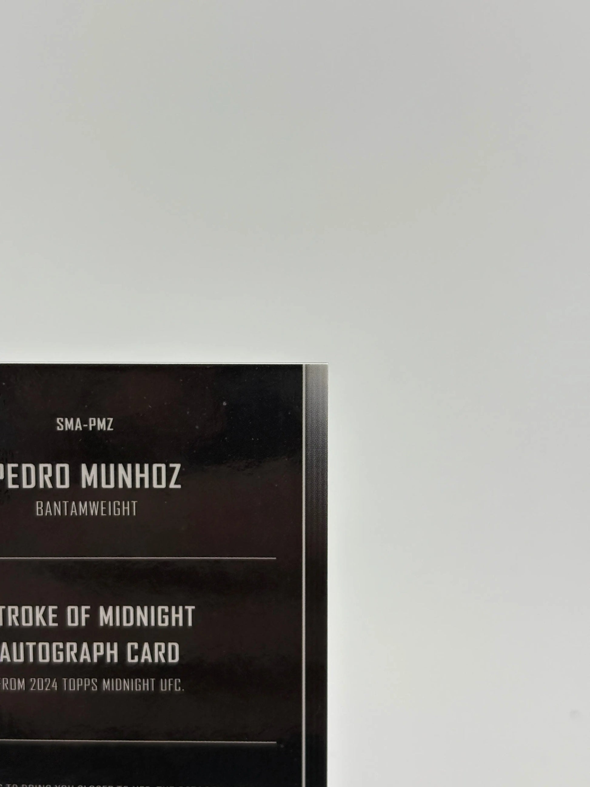 2024 Topps UFC Stroke of Midnight Pedro Munhoz Autograph /75 FRENLY BRICKS - Open 7 Days
