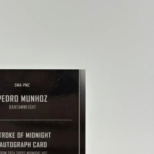 2024 Topps UFC Stroke of Midnight Pedro Munhoz Autograph /75 FRENLY BRICKS - Open 7 Days