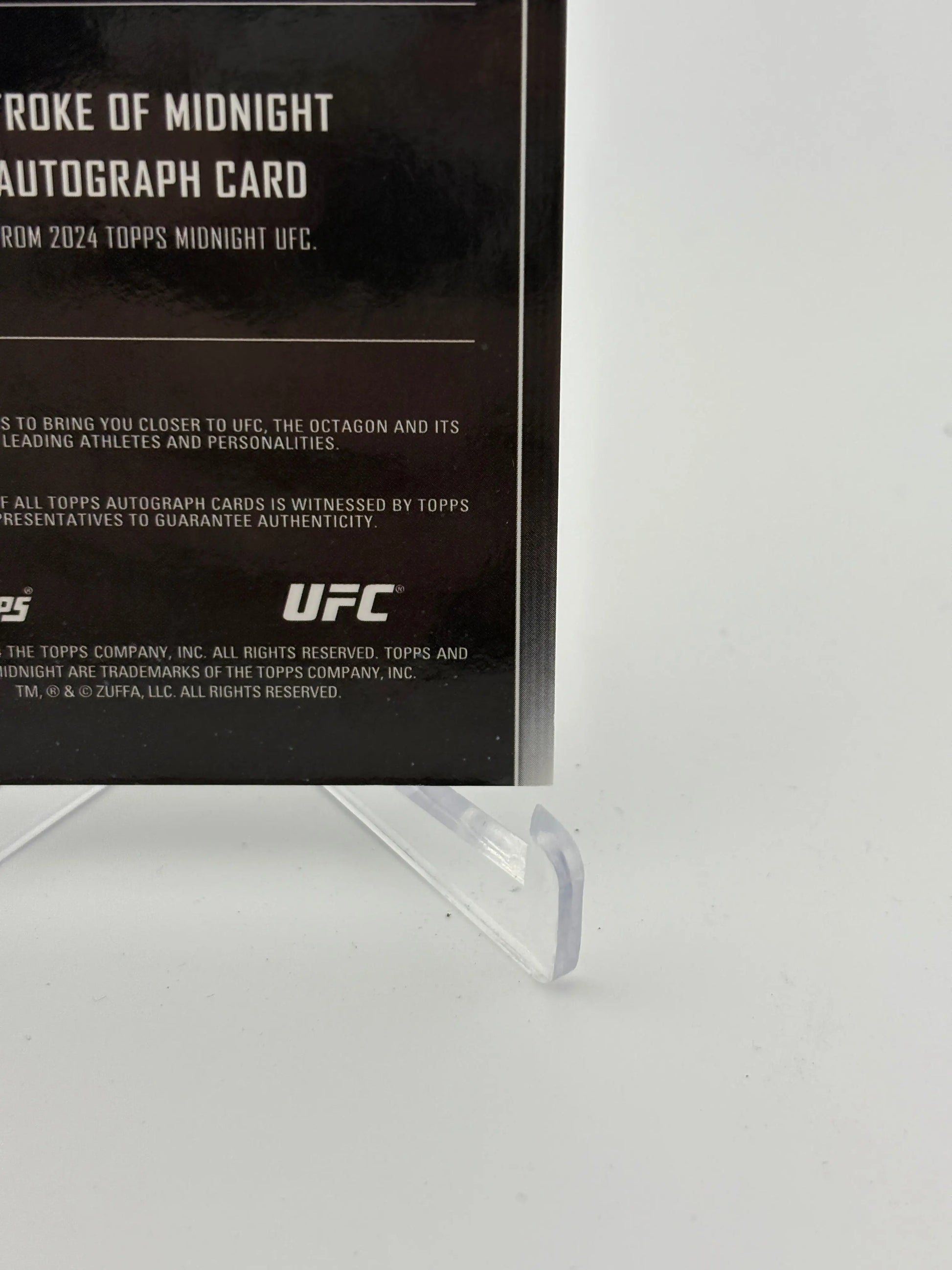 2024 Topps UFC Stroke of Midnight Pedro Munhoz Autograph /75 FRENLY BRICKS - Open 7 Days