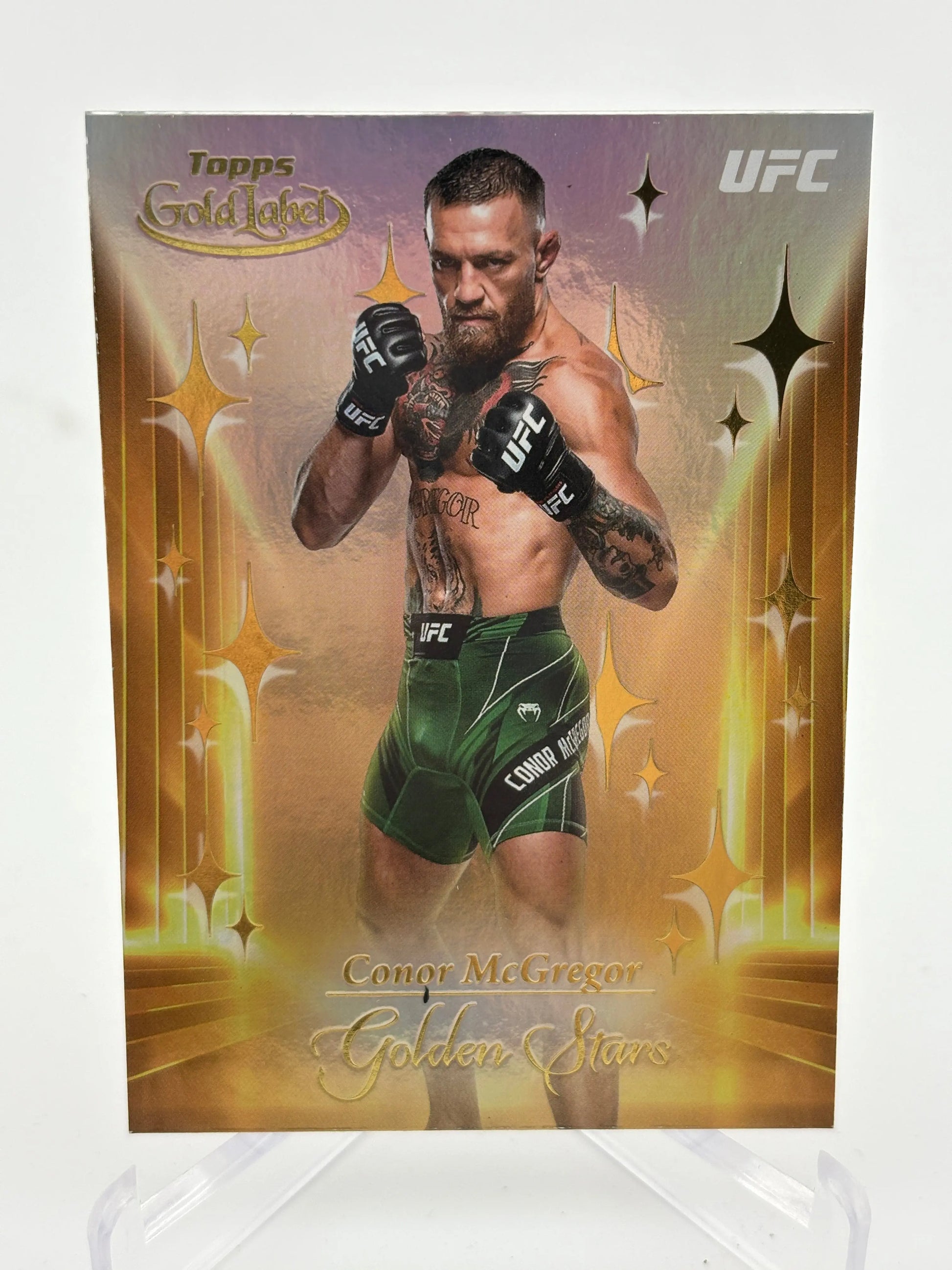 2024 Topps UFC Gold Label - Connor McGregor Golden Stars GS-3 FRENLY BRICKS - Open 7 Days