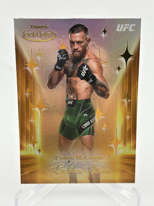 2024 Topps UFC Gold Label - Connor McGregor Golden Stars GS-3 FRENLY BRICKS - Open 7 Days