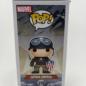 Funko POP Captain America The First Avenger #219 2017 Spring Convention Vaulted FRENLY BRICKS - Open 7 Days