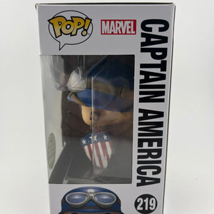 Funko POP Captain America The First Avenger #219 2017 Spring Convention Vaulted FRENLY BRICKS - Open 7 Days