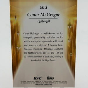 2024 Topps UFC Gold Label - Connor McGregor Golden Stars GS-3 FRENLY BRICKS - Open 7 Days