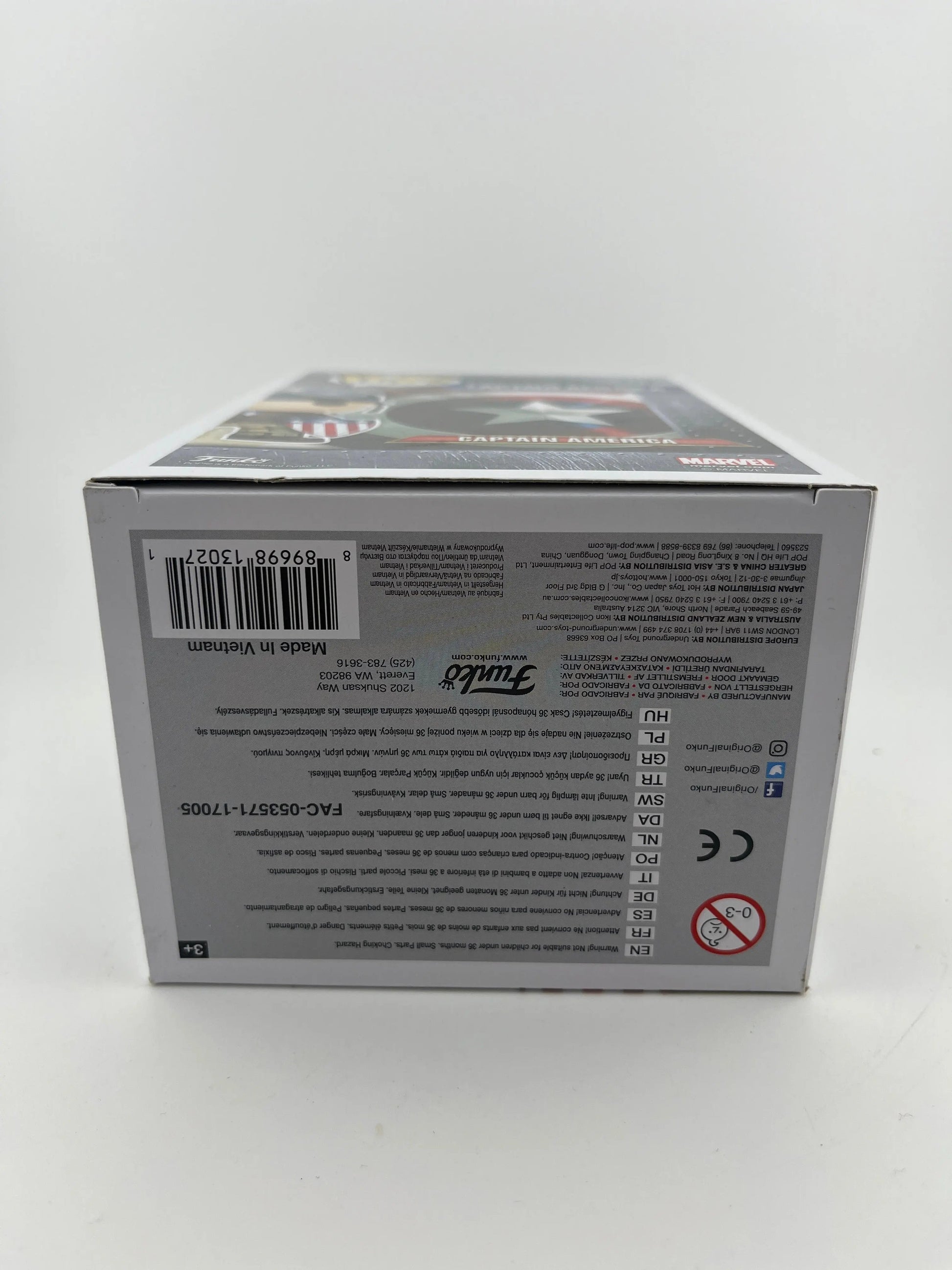 Funko POP Captain America The First Avenger #219 2017 Spring Convention Vaulted FRENLY BRICKS - Open 7 Days