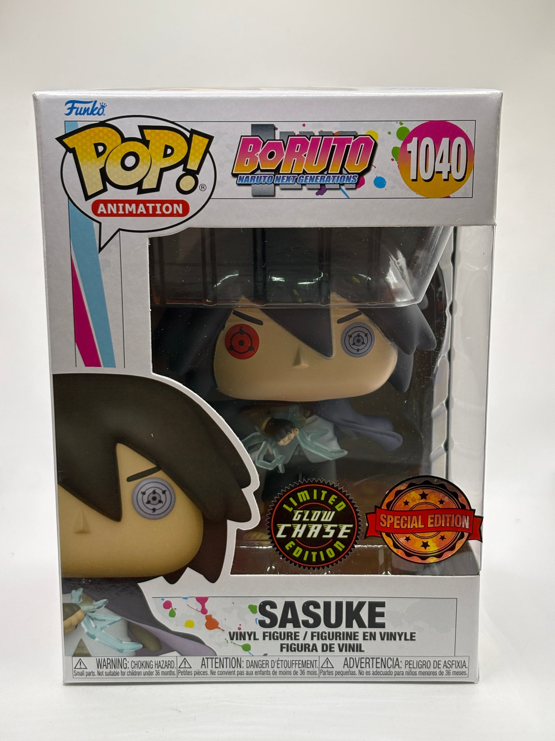 Funko POP! Animation Boruto #1040 Sasuke Limited Glow Chase Special Edition FRENLY BRICKS - Open 7 Days
