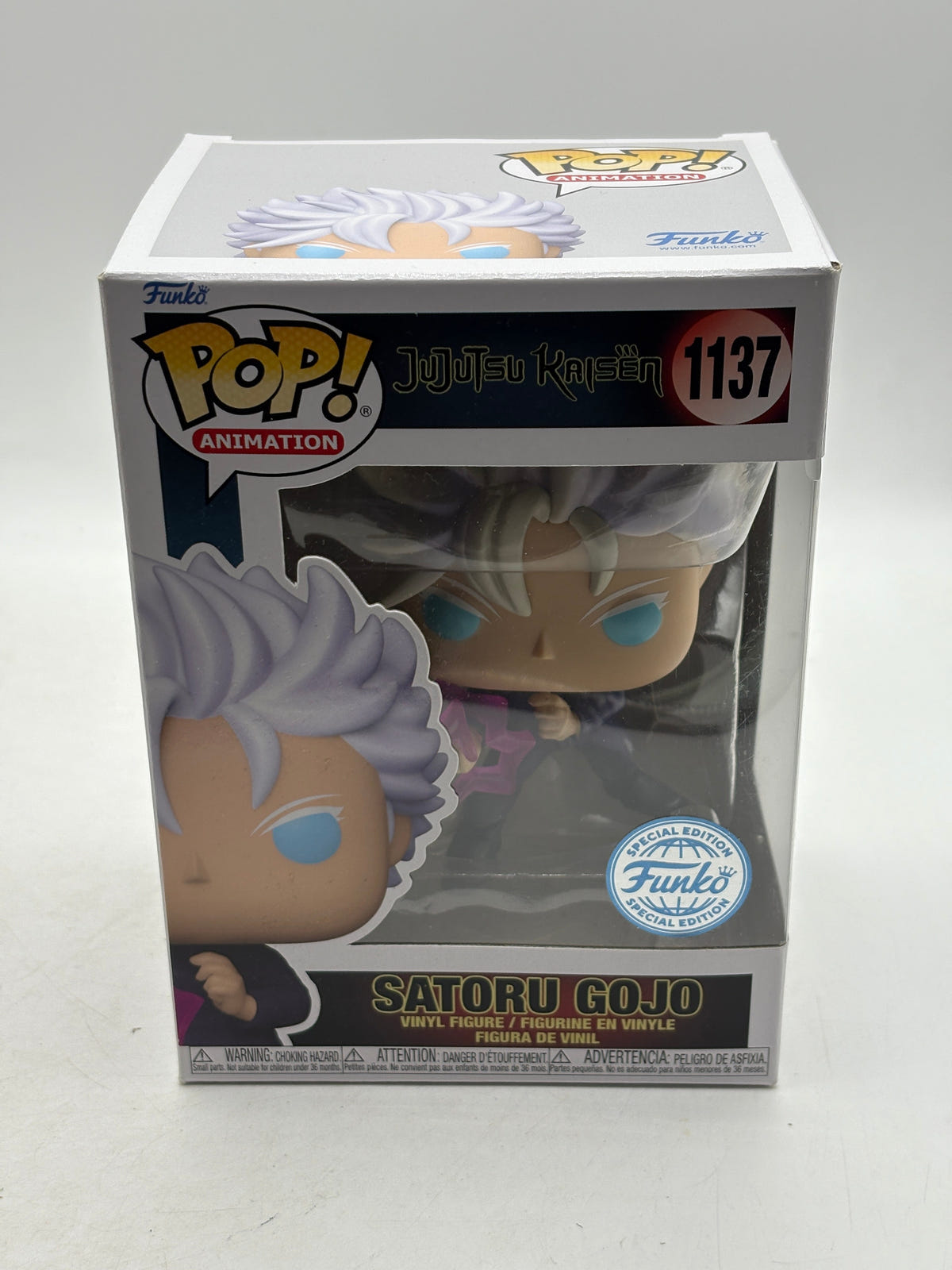 Funko POP! Animation JuJutsu Kaisen #1137 Satoru Gojo Special Edition FRENLY BRICKS - Open 7 Days image 1
