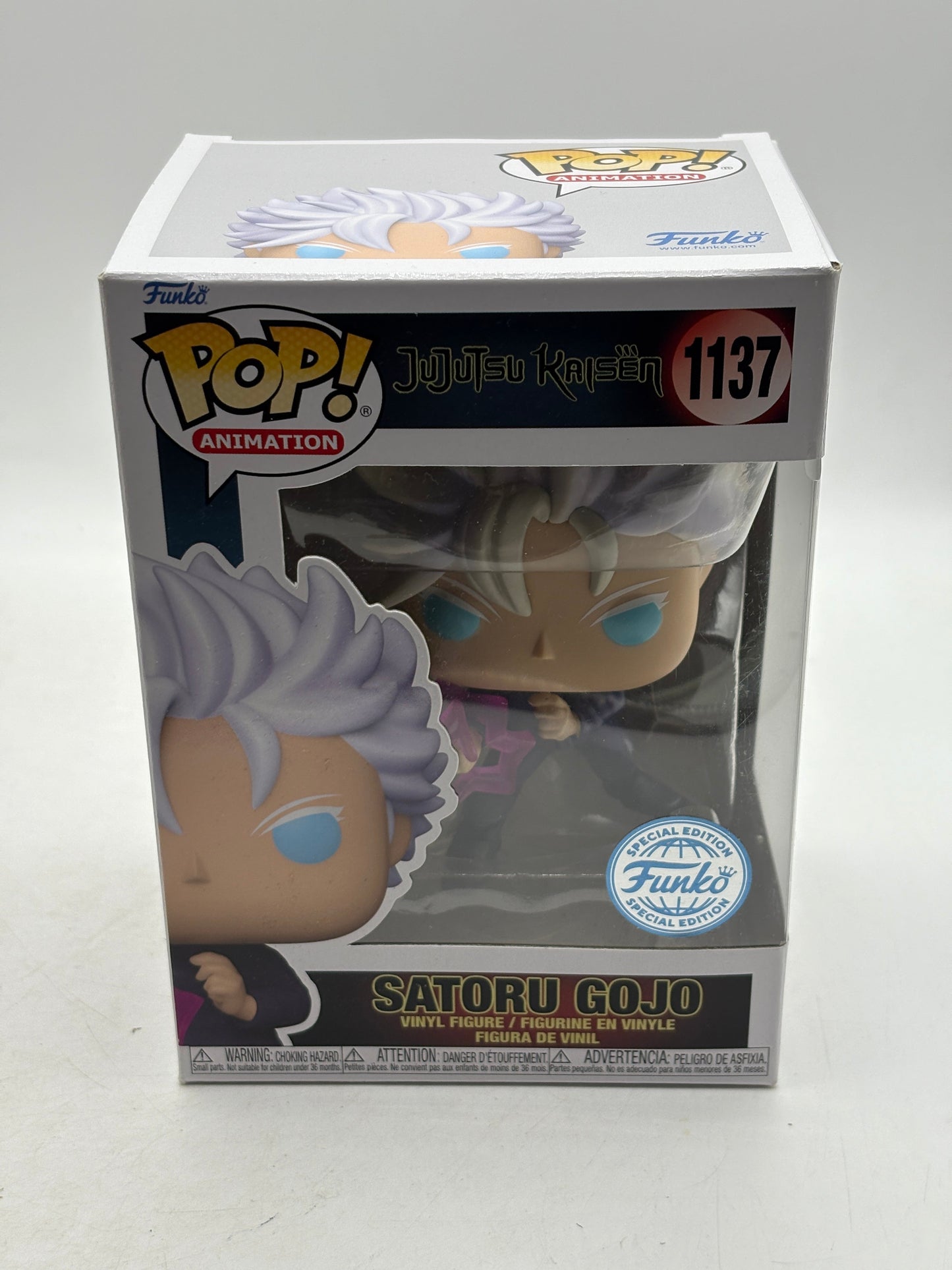 Funko POP! Animation JuJutsu Kaisen #1137 Satoru Gojo Special Edition FRENLY BRICKS - Open 7 Days