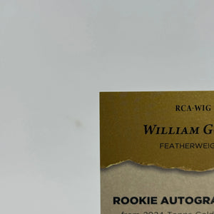 2024 UFC Gold Label Rookie Auto William Gomis /25 FRENLY BRICKS - Open 7 Days