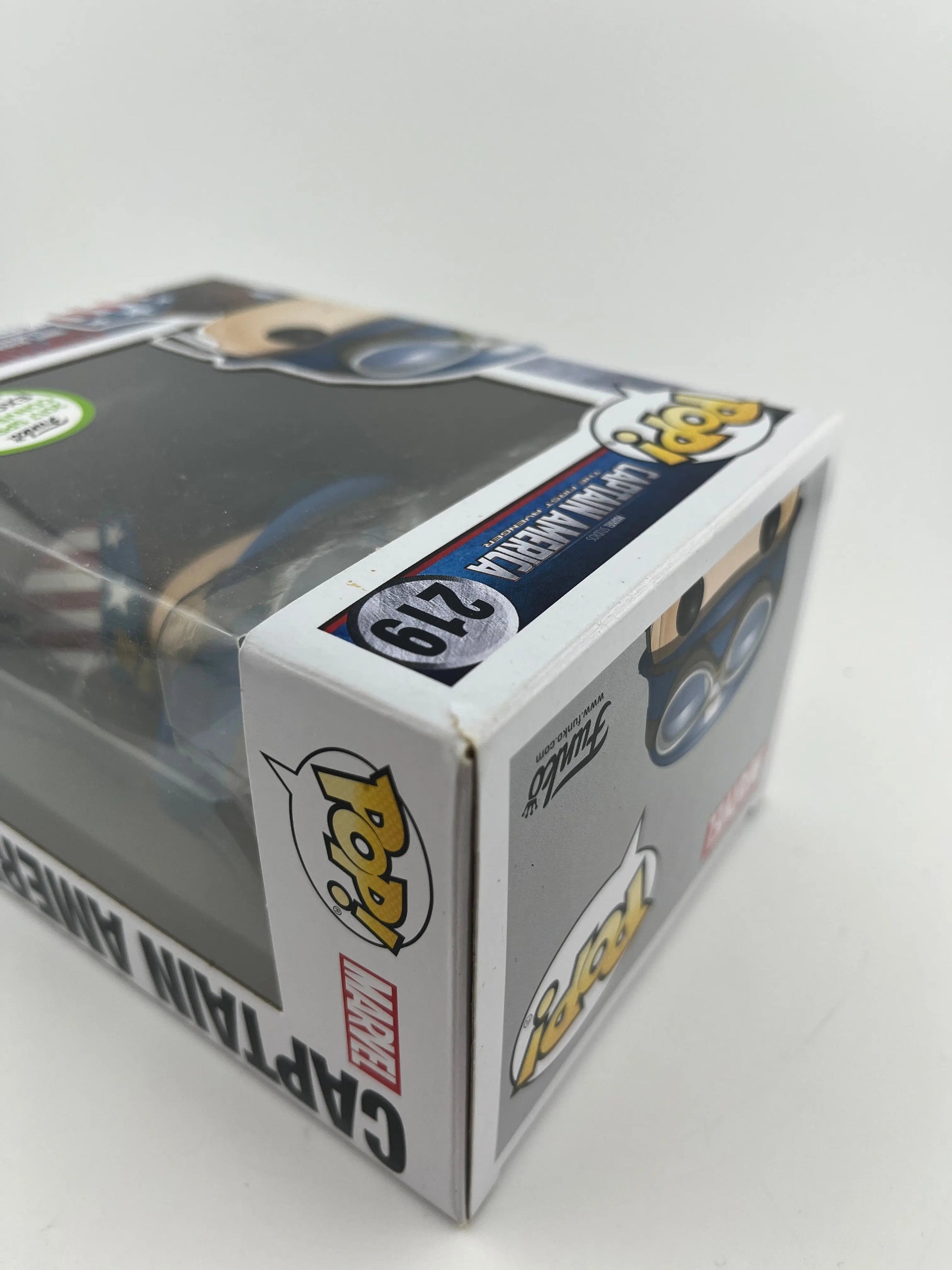 Funko POP Captain America The First Avenger #219 2017 Spring Convention Vaulted FRENLY BRICKS - Open 7 Days