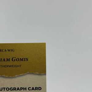 2024 UFC Gold Label Rookie Auto William Gomis /25 FRENLY BRICKS - Open 7 Days
