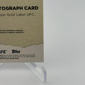 2024 UFC Gold Label Rookie Auto William Gomis /25 FRENLY BRICKS - Open 7 Days
