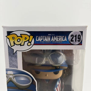 Funko POP Captain America The First Avenger #219 2017 Spring Convention Vaulted FRENLY BRICKS - Open 7 Days