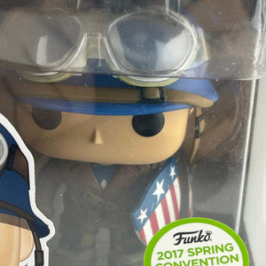 Funko POP Captain America The First Avenger #219 2017 Spring Convention Vaulted FRENLY BRICKS - Open 7 Days