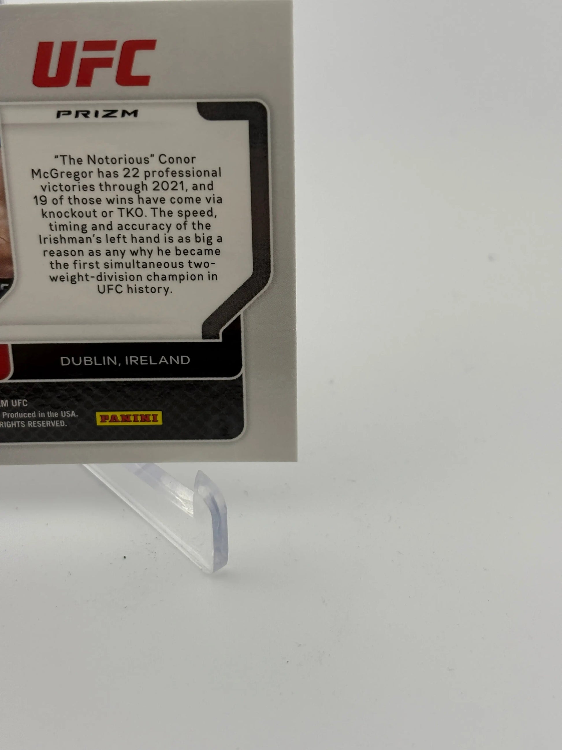 2022 Panini Prizm UFC Cracked Ice - Connor McGregor FRENLY BRICKS - Open 7 Days