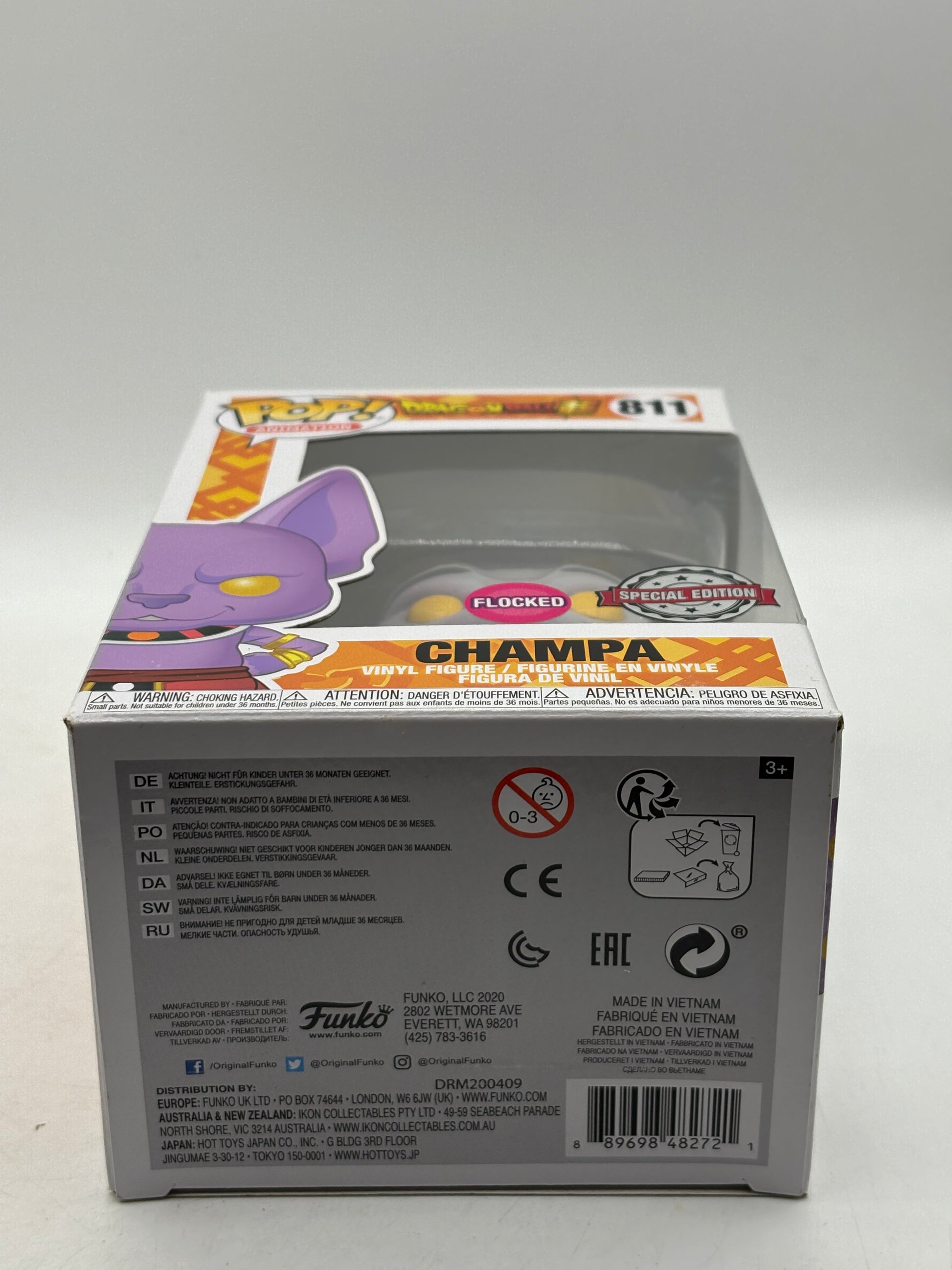 Funko POP! Animation Dragon Ball Super #811 Champa Flocked Special Edition FRENLY BRICKS - Open 7 Days