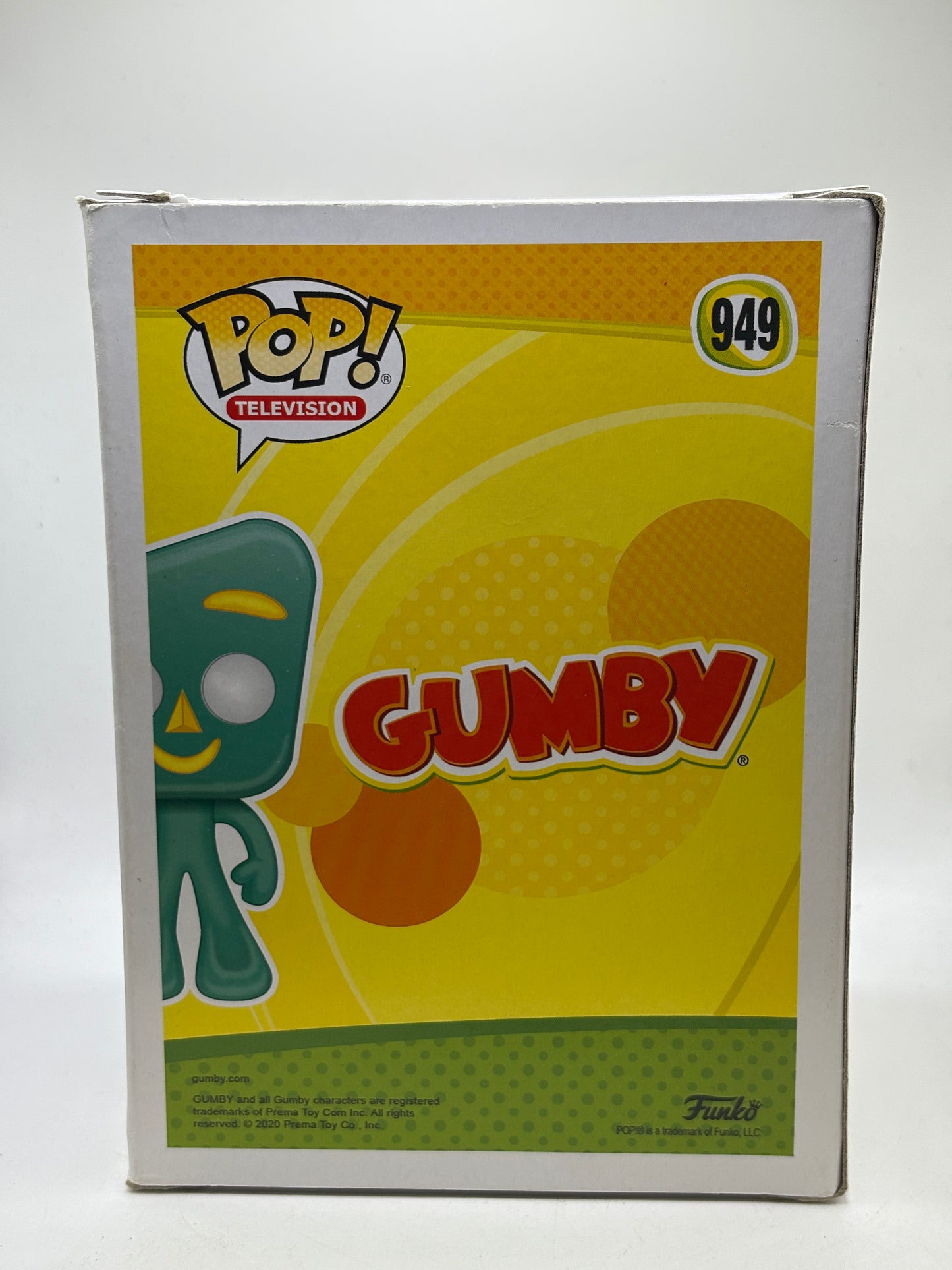 Funko POP! Television Gumby #949 Gumby Vinyl Figure Box DMG