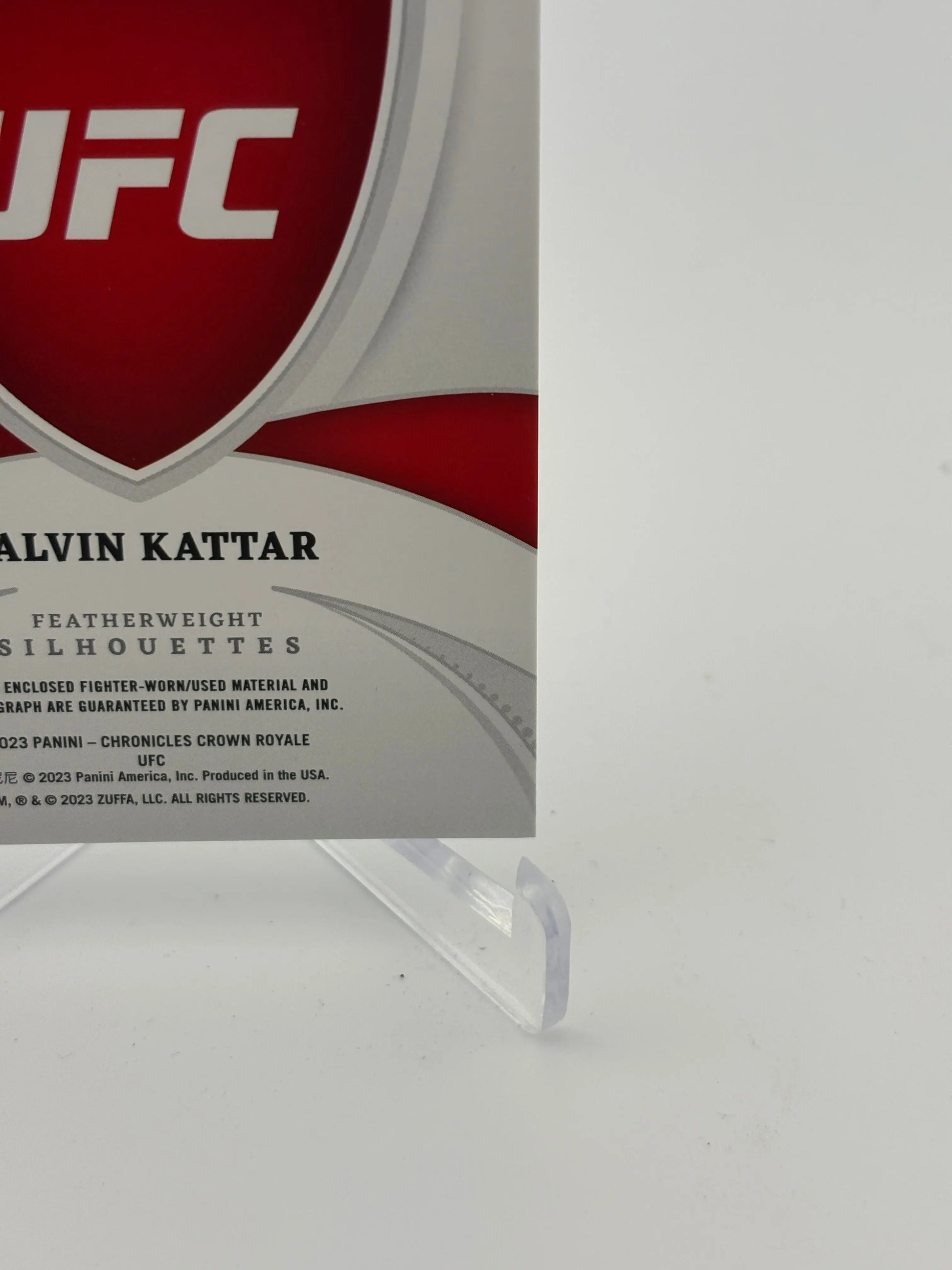 2023 Panini - Chronicles Crown Royale UFC Calvin Kattar Auto FRENLY BRICKS - Open 7 Days