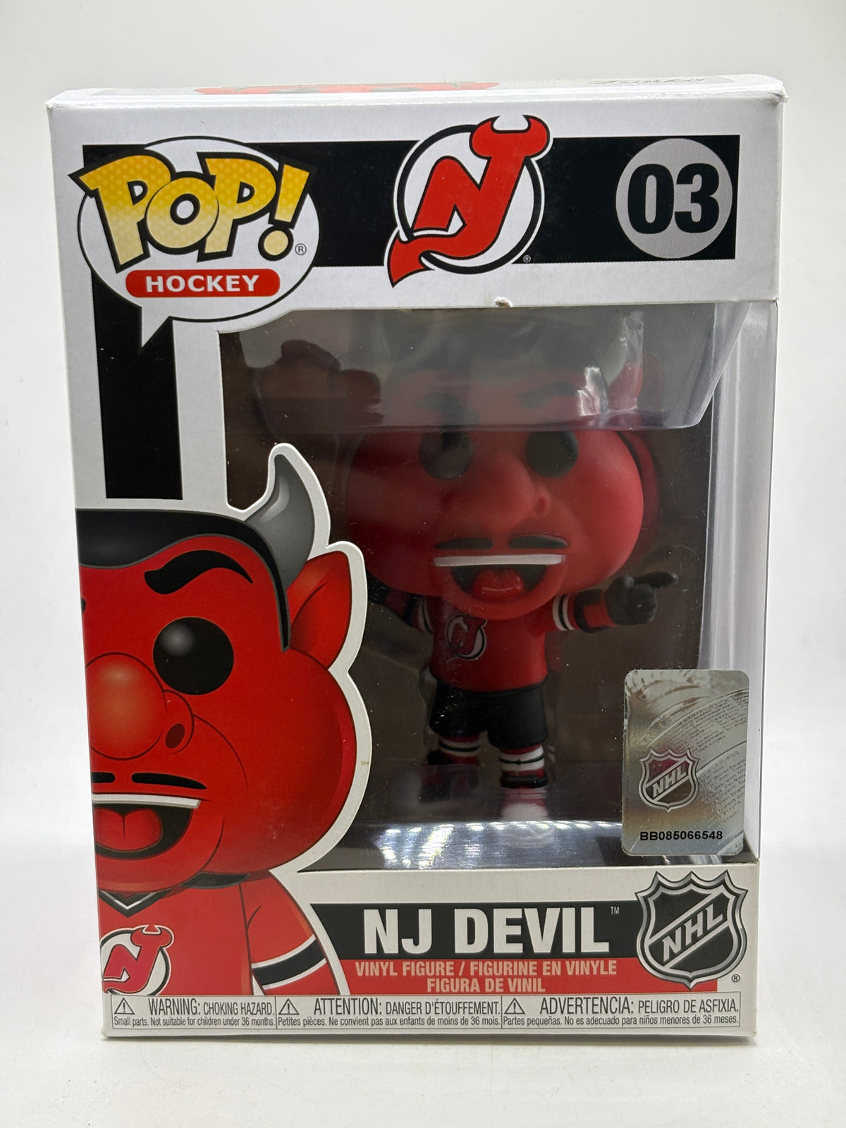 Funko POP! Hockey New Jersey #03 NJ Devil Vinyl Figure image 1