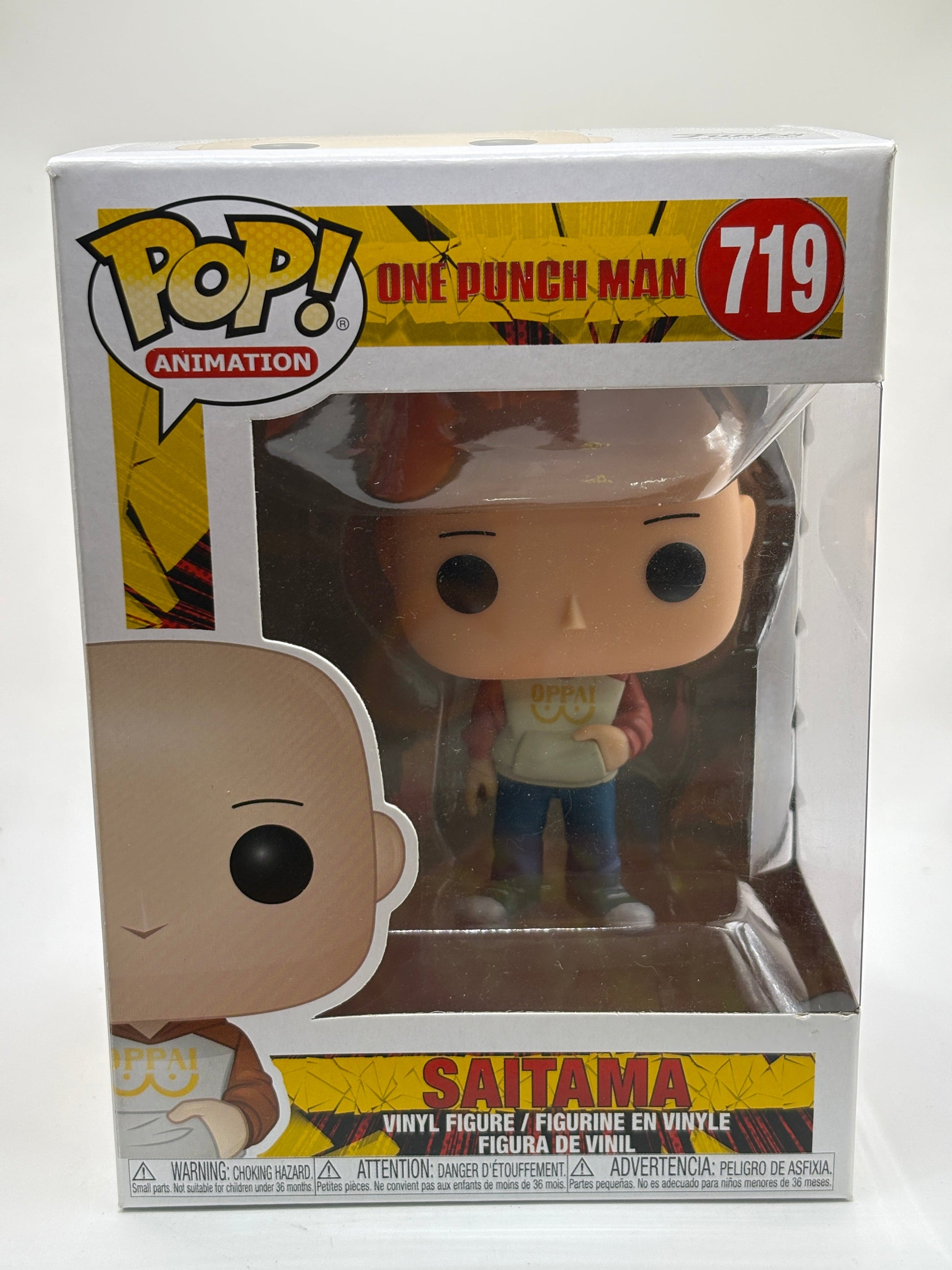 Funko POP! Animation One Punch Man #719 Saitama Vinyl Figure FRENLY BRICKS - Open 7 Days