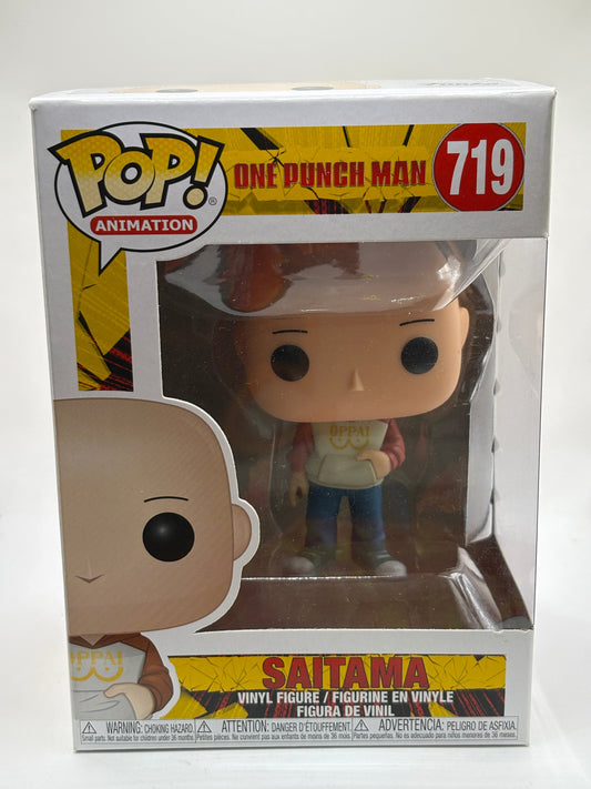 Funko POP! Animation One Punch Man #719 Saitama Vinyl Figure FRENLY BRICKS - Open 7 Days