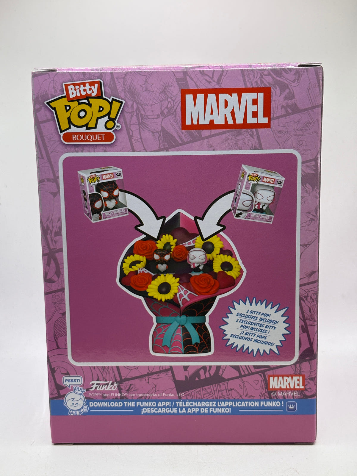 Funko Bitty POP! Bouquet Marvel 3PC Miles Morales and, photo 3 image 3
