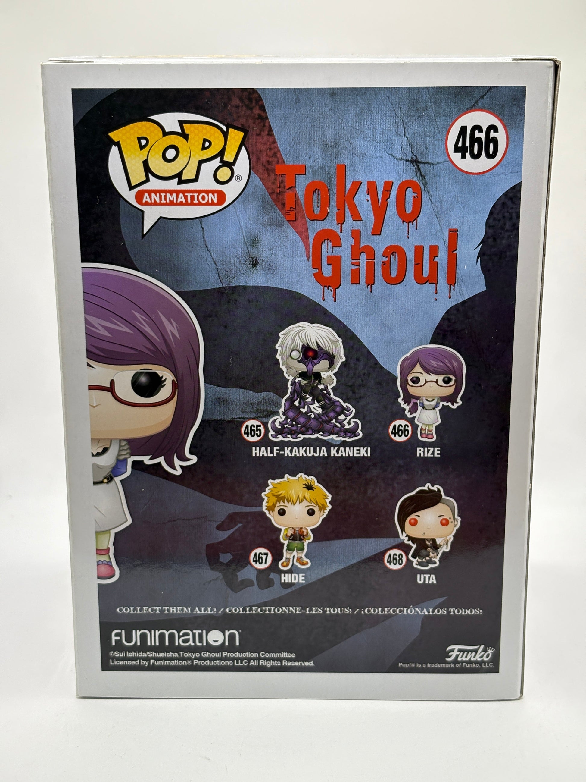 Funko POP! Animation Tokyo Ghoul #466 Rize Vinyl Figure FRENLY BRICKS - Open 7 Days