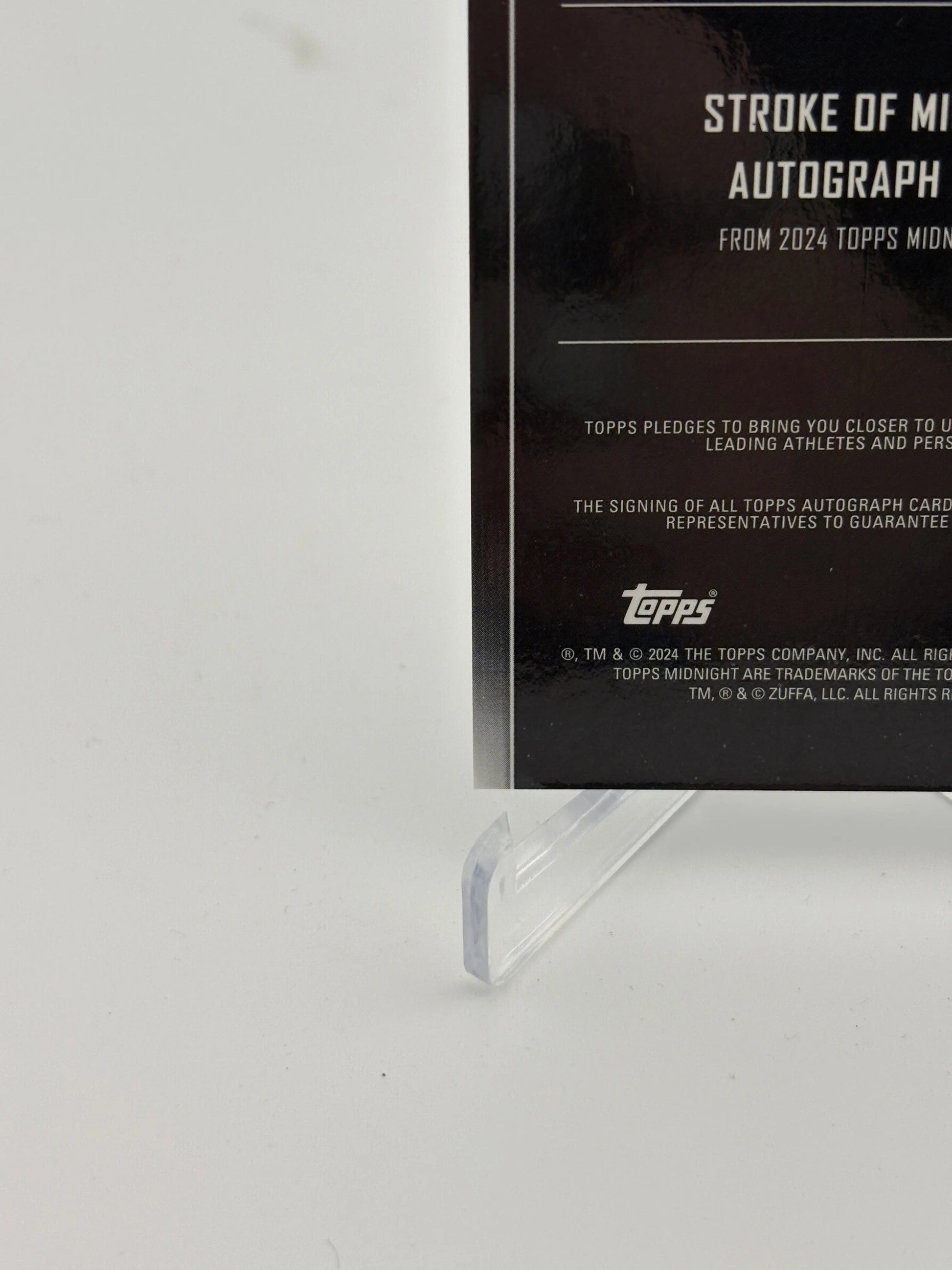 2024 Topps Midnight UFC - Stroke of Midnight Tyron Woodley Auto FRENLY BRICKS - Open 7 Days