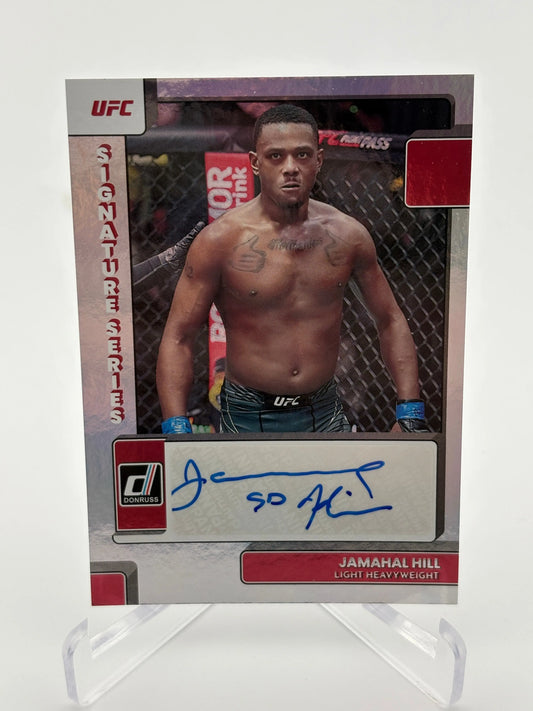 2023 Panini Donruss UFC  Jamahal Hill Signature Series Holo Auto card No. SG-JHL FRENLY BRICKS - Open 7 Days
