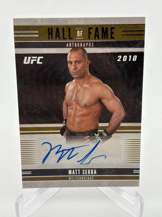 2018 UFC Hall of Fame Autographs Matt Serra Auto FRENLY BRICKS - Open 7 Days