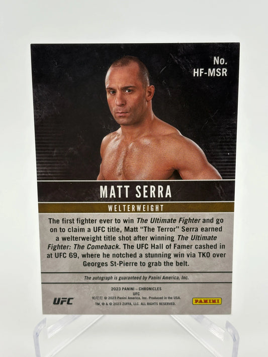 2018 UFC Hall of Fame Autographs Matt Serra Auto FRENLY BRICKS - Open 7 Days