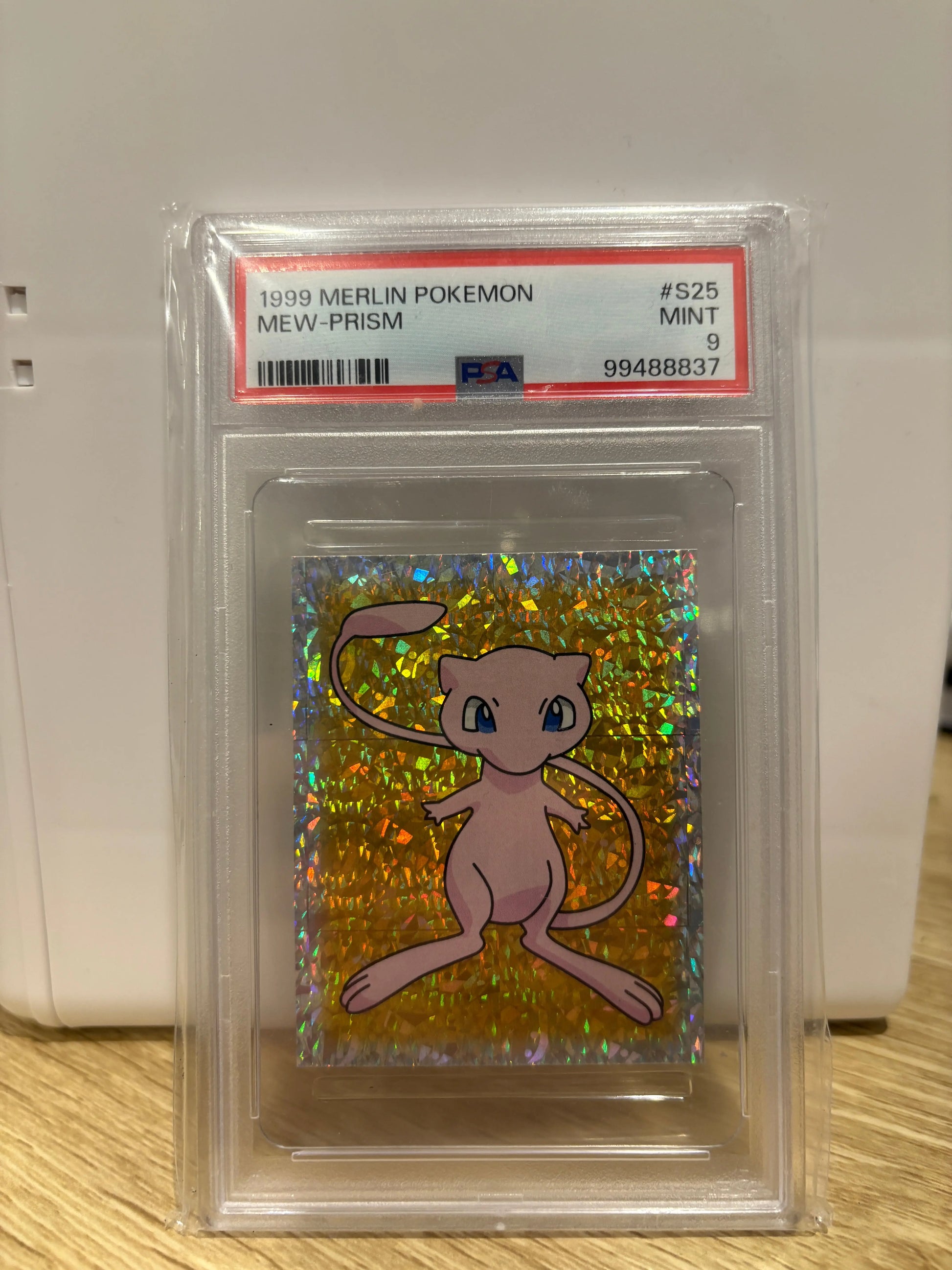 1999 Merlin Pokemon Mew - Prism PSA 9 MINT FRENLY BRICKS - Open 7 Days