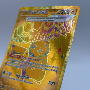 Pokemon TCG Prismatic Evolutions - Pikachu EX 179/131 Hyper Rare Gold NM FRENLY BRICKS - Open 7 Days