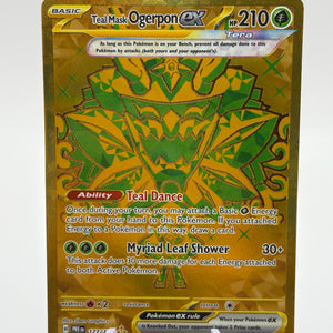 Pokemon TCG Prismatic Evolutions - Teal Mask Ogerpon EX 177/131 Hyper Rare NM FRENLY BRICKS - Open 7 Days